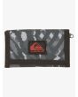 Cartera de velcro Quiksilver The Everydaily negra y gris para hombre