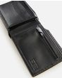 Cartera de cuero Rip Curl Surf Revival RFID All Day Negra para hombre bolsillo monedero