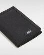 Cartera de velcro Vans Slipped Negra para hombre etiqueta logo