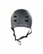 Casco Skate Bullet Santa Cruz Oval Dot Gris Carbón Mate para adulto posterior