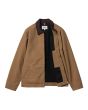 Cazadora de entretiempo con cuello de pana Carhartt WIP Detroit Jacket Summer Hamilton Brown Tobacco Rinsed para hombre interior