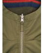Cazadora reversible con capucha Vissla Breakers Verde para hombre cuello alto y cremallera