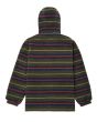 Cazadora reversible con capucha Vissla Breakers Verde para hombre reverso de forro polar posterior