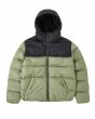 Chaqueta acolchada impermeable Vissla North Seas II Eco Puffer Jacket Verde para hombre