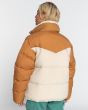 Mujer con Cazadora acolchada Billabong January Sherpa Camel posterior