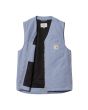 Chaleco de entretiempo Carhartt WIP Arbor Vest Bay Blue para hombre interior