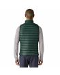 Hombre con chaleco Patagonia Down Sweater Vest Verde Cascada posterior