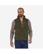 Hombre con chaleco polar Patagonia M's Retro Pile Vest verde