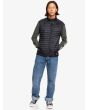 Hombre con chaleco ligero Quiksilver Scaly Negro bolsillos