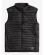 Chaleco acolchado ligero Quiksilver Scaly Negro para hombre