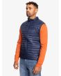 Hombre con chaleco ligero Quiksilver Scaly Azul Marino lateral