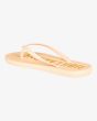 Chanclas Billabong Sunlight Golden Peach amarillas para mujer posterior