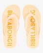 Chanclas Billabong Sunlight Golden Peach amarillas para mujer 