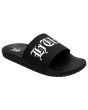 Chanclas Hurley Travis Barker Slide Negras para hombre frontal