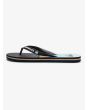 Chanclas Quiksilver Molokai Panel negras para hombre izquierda