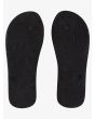 Chanclas Quiksilver Molokai Panel negras para hombre suela