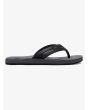 Sandalias Quiksilver Carver Squish negras y grises para hombre lateral 