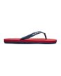 Chanclas Quiksilver Molokai rojas con azul marino para chico lateral