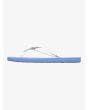 Chanclas de playa Roxy Viva Jelly Blue Mist para mujer lateral izquierda