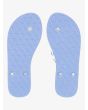 Chanclas de playa Roxy Viva Jelly Blue Mist para mujer suela