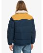 Chaqueta Acolchada Quiksilver The Puffer azul marino para Hombre posterior