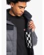 Hombre con Chaqueta acolchada Quiksilver Wolf Shoulder gris interior