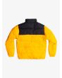 Chaqueta acolchada Quiksilver Wolf Shoulder amarilla para hombre posterior