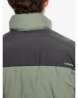 Hombre con Chaqueta acolchada técnica Quiksilver Wild Mountain Verde espalda