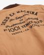 Cazadora Deus Ex Machina Address Workwear Jacket Marrón para hombre bordado trasero