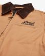 Cazadora Deus Ex Machina Address Workwear Jacket Marrón para hombre bordado pecho