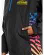 Niño con Chaqueta impermeable con capucha Quiksilver Radical Times Boy Negra bolsillo