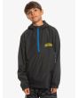 Niño con Chaqueta impermeable con capucha Quiksilver Radical Times Boy Negra 