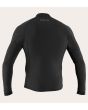 Chaquetilla de neopreno O'Neill Reactor 2 con cremallera frontal 1.5mm negra para hombre posterior