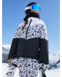 Chica con Cazadora de snowboard con capucha Roxy Whist Blanca 