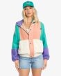 Mujer con Chaqueta de pana con capucha Billabong Set The Tone color Aqua Haze