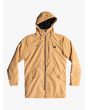 Chaqueta parka impermeable Quiksilver New Skyward marrón para hombre