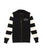 Chaqueta de punto Deus Ex Machina Buzz Zip Thru Knit negra para hombre