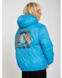 Niño con Chaqueta acolchada reversible Volcom Iconic Stoned reverso azul espalda