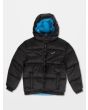 Chaqueta acolchada reversible Volcom Iconic Stoned negra para niño