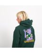 Niño con cazadora impermeable con capucha Volcom Nando Von Arb Verde estampado
