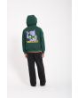 Niño con cazadora impermeable con capucha Volcom Nando Von Arb Verde posterior