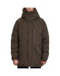 Hombre con chaqueta de invierno Volcom Interzone Jacket marrón