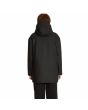 Mujer con Chubasquero Volcom Rain Dead Jacket Negro posterior