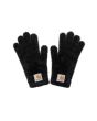 Guantes Carhartt WIP Chedda Gloves negros Unisex frontal