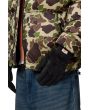 Guantes Carhartt WIP Chedda Gloves negros Unisex puestos