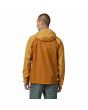 Hombre con Chubasquero plegable Patagonia M's Torrentshell 3L Rain Jacket Golden Caramel posterior