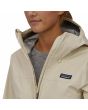 Mujer con Chubasquero plegable Patagonia W's Torrentshell 3L Rain Jacket Blanco cremallera