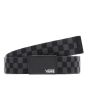 Cinturón de tela Vans Deppster II checkboard negro y gris para hombre