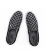 Zapatillas sin cordones Vans Classic Slip-On Checkerboard Negras y Grises superior