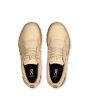 Zapatillas impermeables ON Running Cloud 6 color Sand-Dune para hombre atado rápido